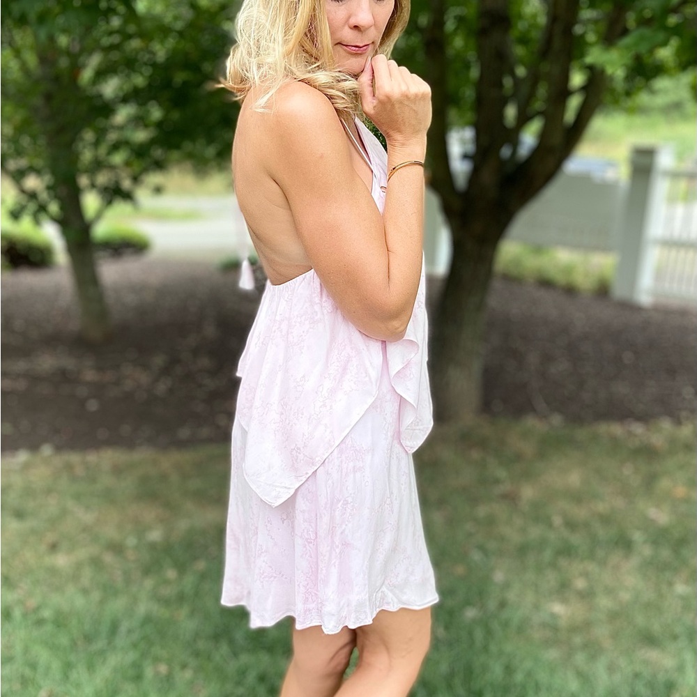Lilac pink halter dress - Picture 5 of 7